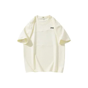Jeep Fashion Sports Collection T Shirt Men's Apricot