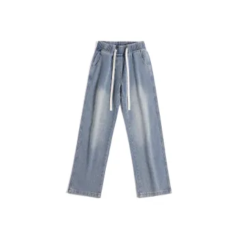LANGWEIZHE Jeans Unisex Light Blue