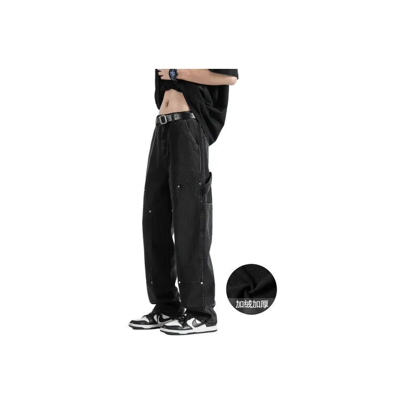 SWAMP AREA Jeans Unisex Black-12