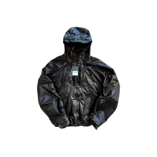 Undermycar FW24 블랙 남성 파카 코트