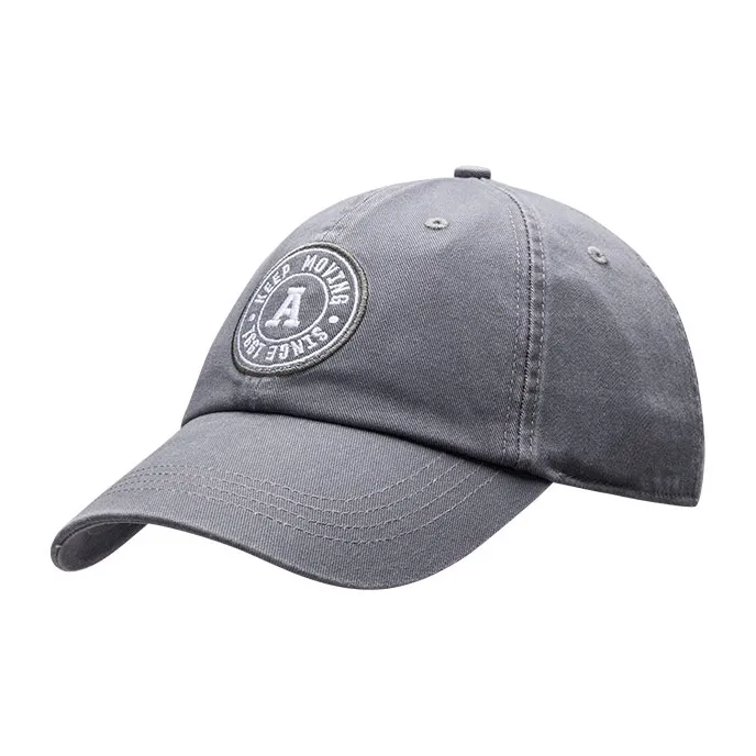 Anta Cotton Fabric Baseball Caps Unisex Gray-0