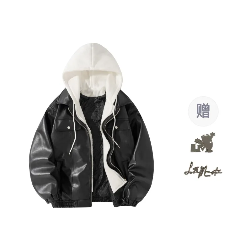 Love Monster Leather Jacket Coat Unisex-2