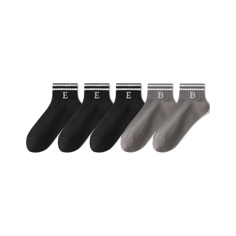Cotton Gene Ankle Socks Men's 5 Pack-9