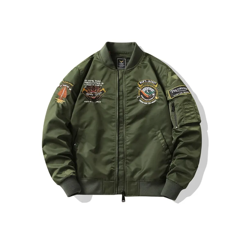 TREK&TRAVEL Baseball Jacket Men's-0