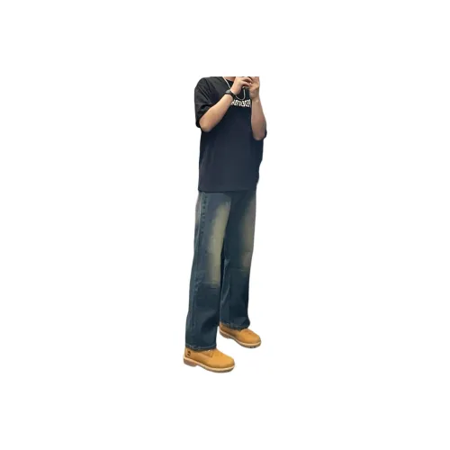 YOSHIYOYI Jeans Men Blue 