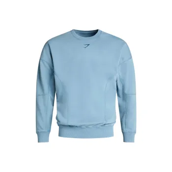 GYMSHARK Sweatshirts Men Blue