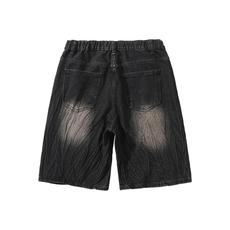 Yiwen Denim Shorts Unisex-7