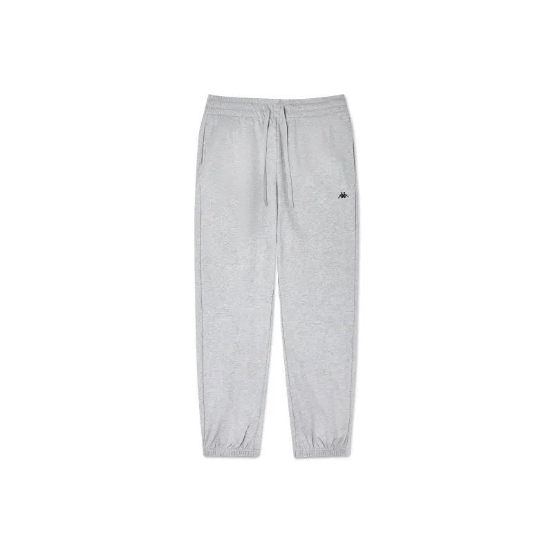 Kappa KAPPA 1916 Summer Knitted Sports Pants Men's Medium Light Heather Gray-0