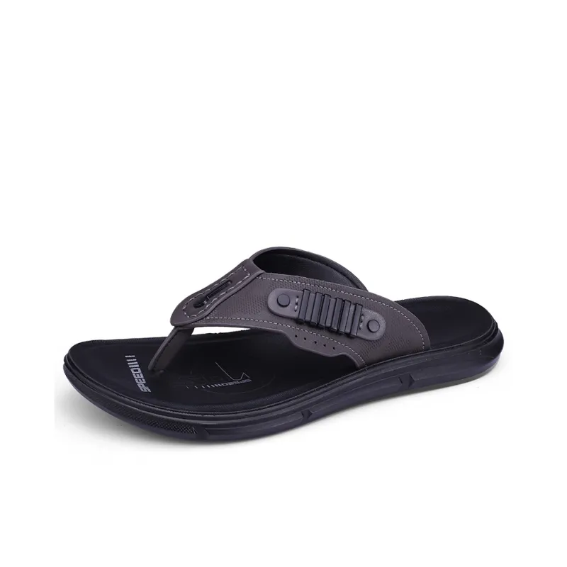 Shiozawa Rubber Sole Stitching Quick Dry Flip Flops Men's-4