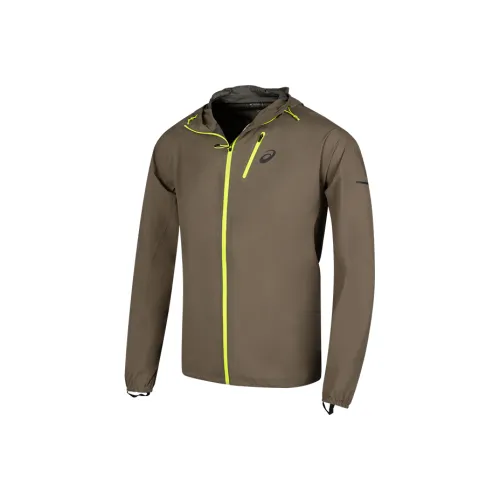 Asics Jackets Men Khaki