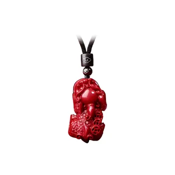 Xifeng Building Cinnabar Pendants Unisex
