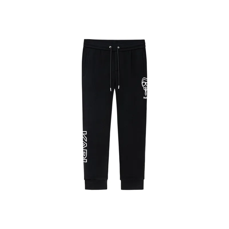 KARL LAGERFELD FW23 Knitted Sweatpants Men's Black-0