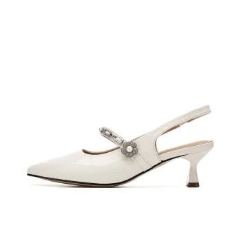 EBLAN High Heels Women's Ecru