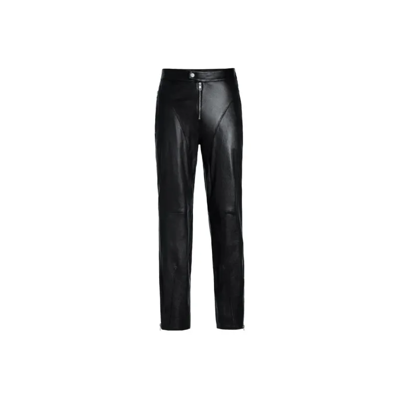 Mugler H&M Leather Biker Pants Mens-0