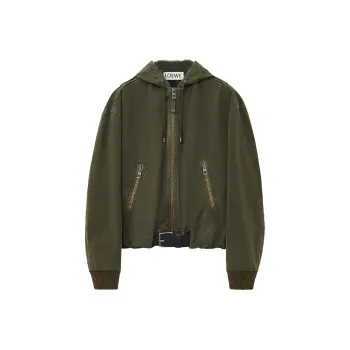 LOEWE FW24 Jackets & Coats Men's Dark Olive