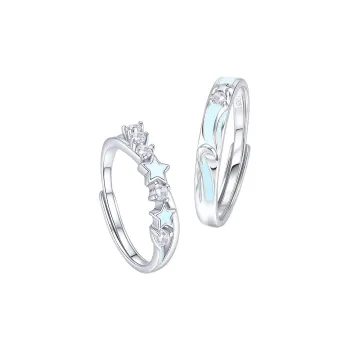 SINO GEM S925 Silver Rings Unisex