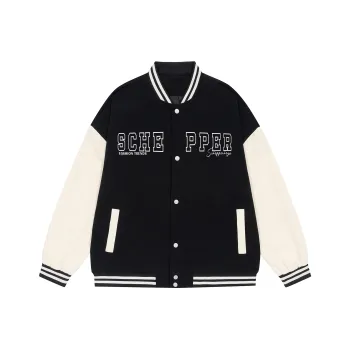 SCHEPPERHEYN Baseball Jacket Unisex Black