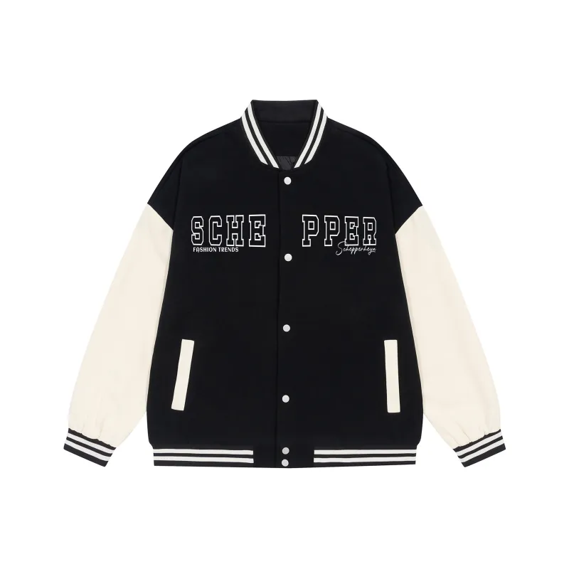 SCHEPPERHEYN Baseball Jacket Unisex Black-0