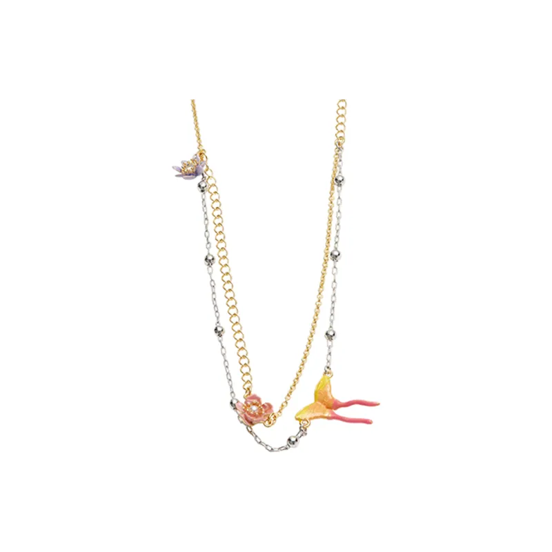 LES NEREIDES Gold Plated Necklaces Women's Gold/Silver-0