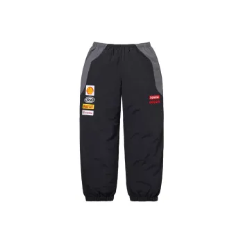Supreme X DUCATI SS24 WEEK16 Track Pant   Unisex Sport Pants With Logo Print And Color Block Design
