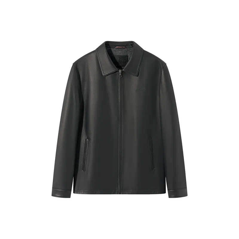 SEVEN Leather Jackets Men Black-0