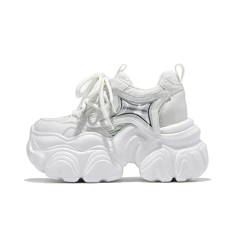 CARDANRO Small sized Sky Vegetables Low Top Chunky Sneakers Women's-0