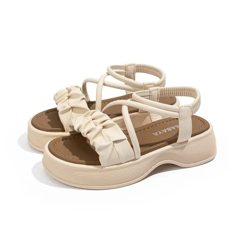 Babaya Beach Sandals Women's Beige-2