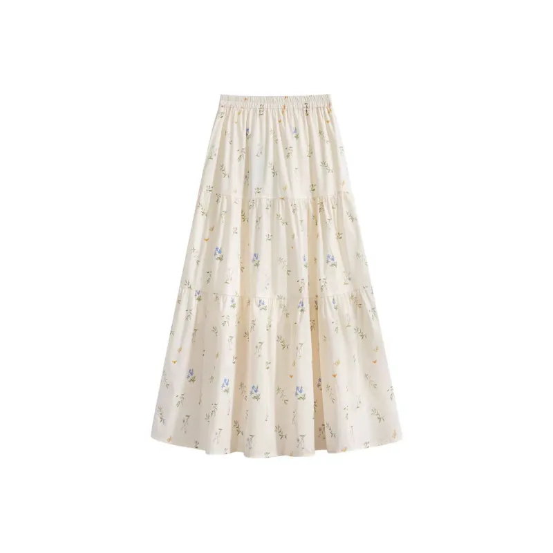 ABCMININ Casual Long Skirt Women's-1