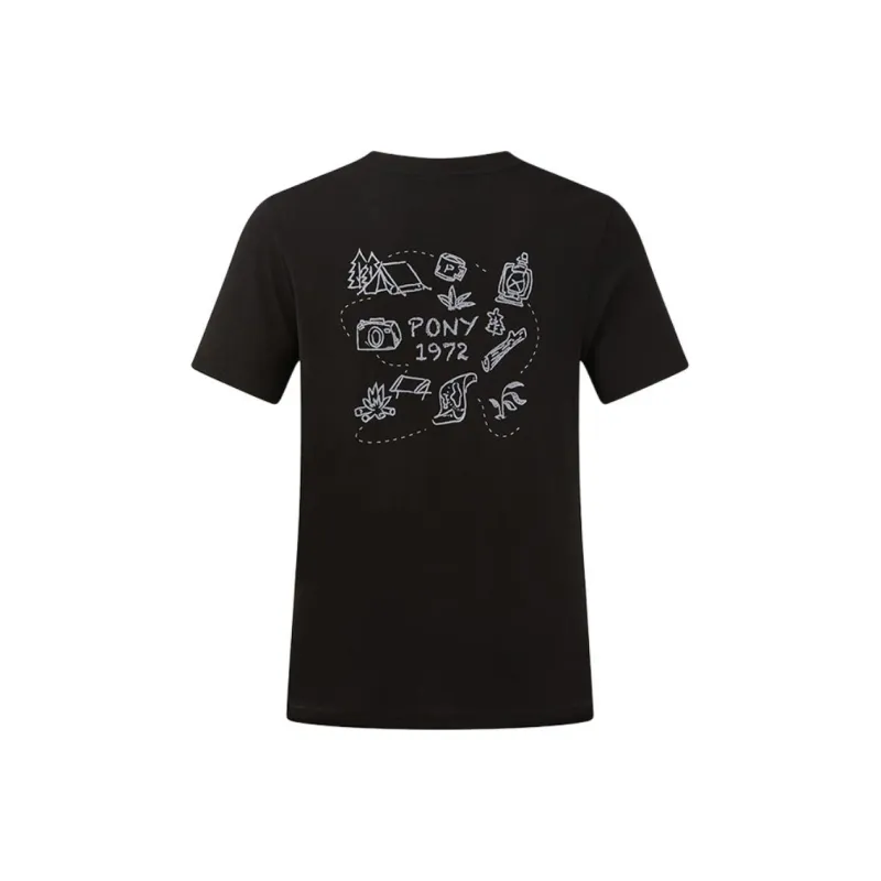 PONY T Shirt Unisex Black Summer-1