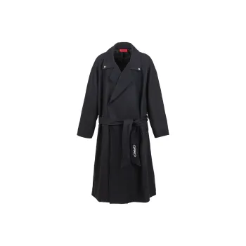 GRKC Trench Coat Unisex Navy Blue