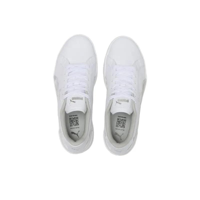 PUMA Carmen Low Top Skateboard Shoes Women's White-4