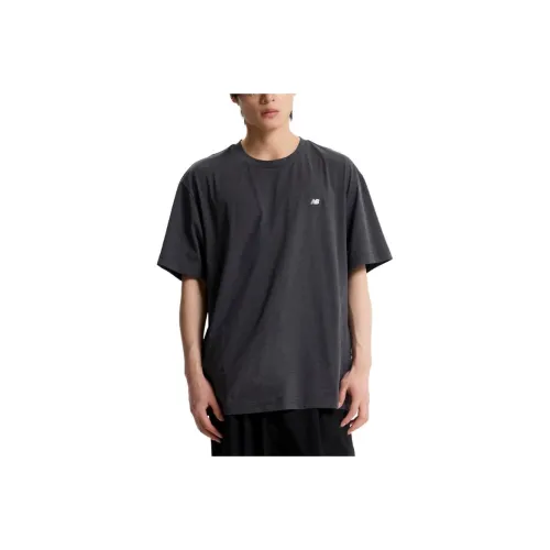 New Balance SEMI OVER FITUNI FROZEN T Shirt Unisex Charcoal