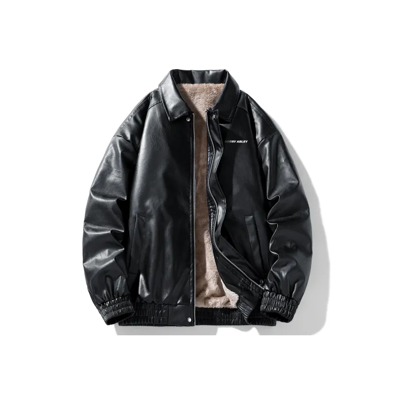 BOBBY ABLEY Leather Jacket Unisex-28