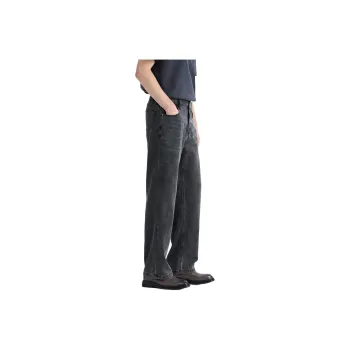 WILD LEADER Jeans Men's Black Gray [NKW5138V89]