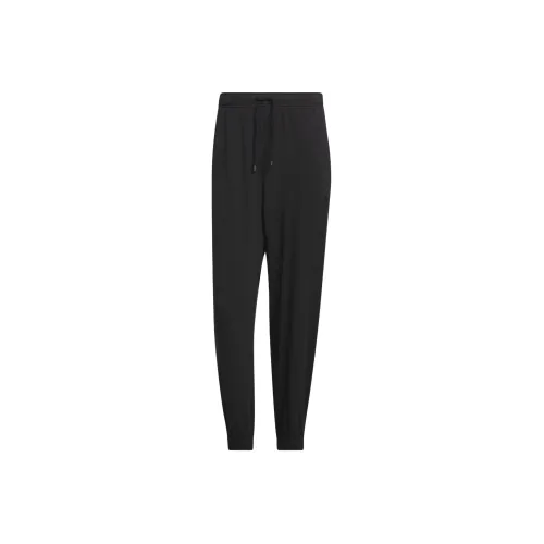 Adidas Lightweight French Terry Pants Knitted Sports Pants Men's Black