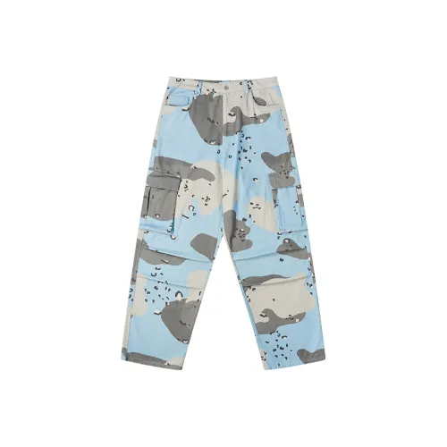 EMPTY REFERENCE Cargo Pants Unisex Blue