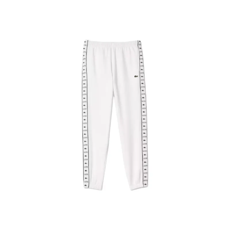LACOSTE Knitted Sweatpants Men's White-0