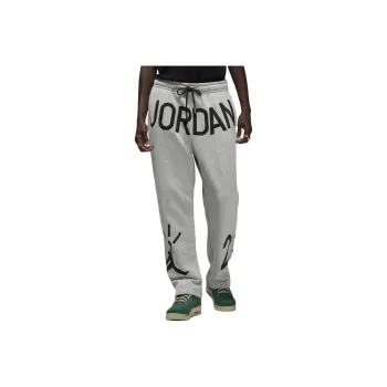 Jordan Nina Chanel Abney Co-branded Edition Knitted Sports Pants Men's Gray
