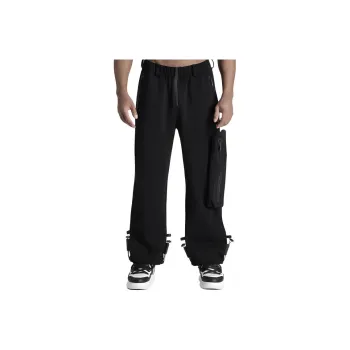 NORVINCY Western Outdoor Tactical Black Warrior Casual Pants Unisex