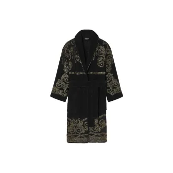 FANSIZHE Bathrobes Unisex Black