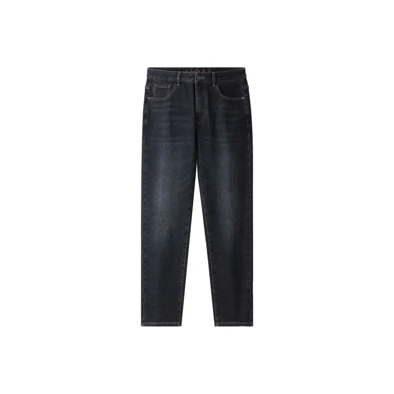 HLA The Mountain Is Not In The High Series Jeans Men Denim Blue Transition Color Dark 4E-0