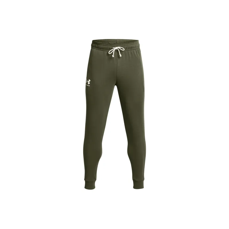 Under Armour UA Rival Terry Knitted Sweatpants Men's Olive-0