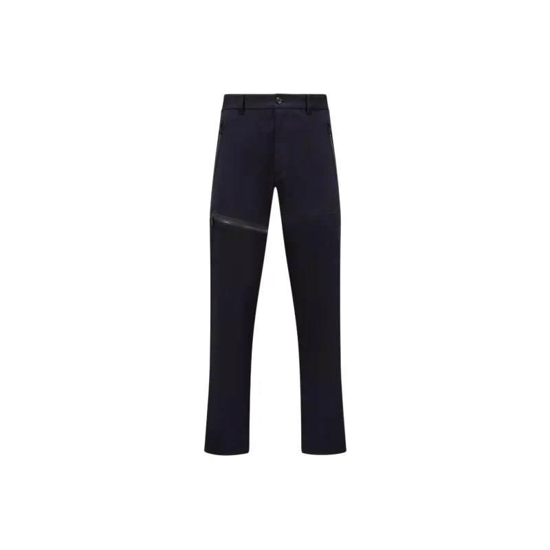 Moncler Cotton Trousers Casual Pants Men's Marine Blue-0