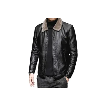 PIERRE CARDIN Leather Jacket Unisex