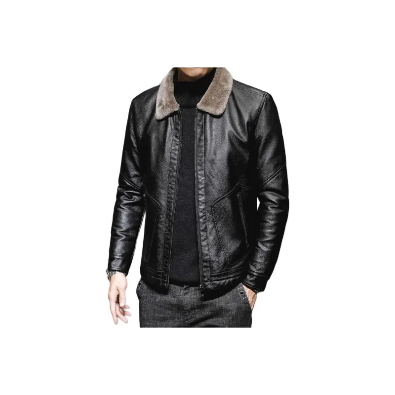 PIERRE CARDIN Leather Jacket Unisex-0