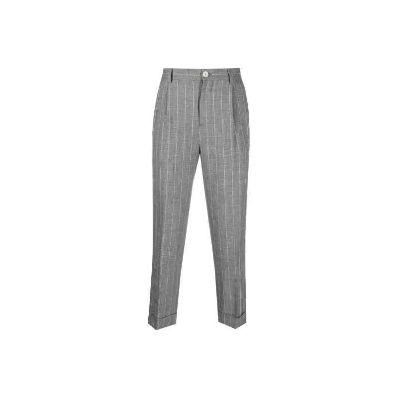 Brunello Cucinelli Pinstripe-pattern Trousers-0