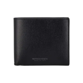 Bottega Veneta Cow Leather Wallet Men's Black