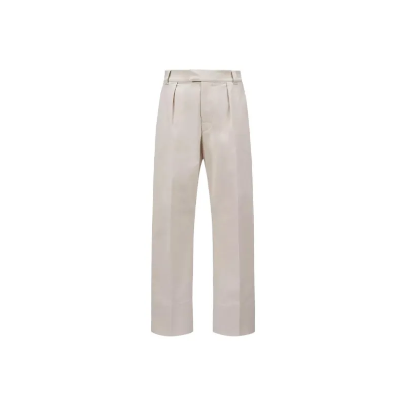 Moncler Logo Patch Straight Leg Trousers-0