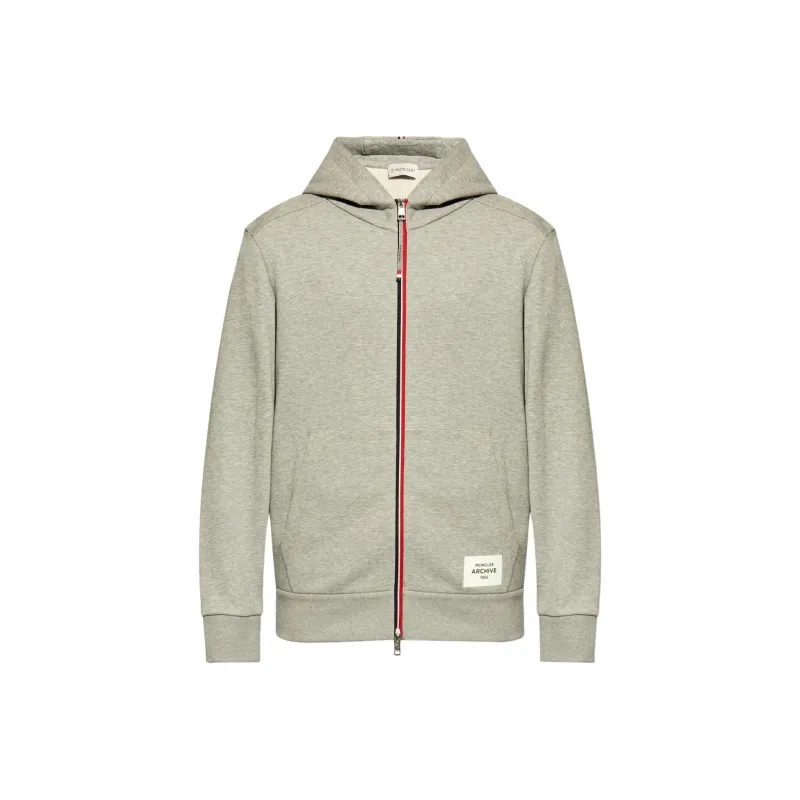 Moncler Logo Patch Zip Up Hoodie-0
