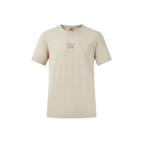 Pony T Shirts Unisex Tea Brown